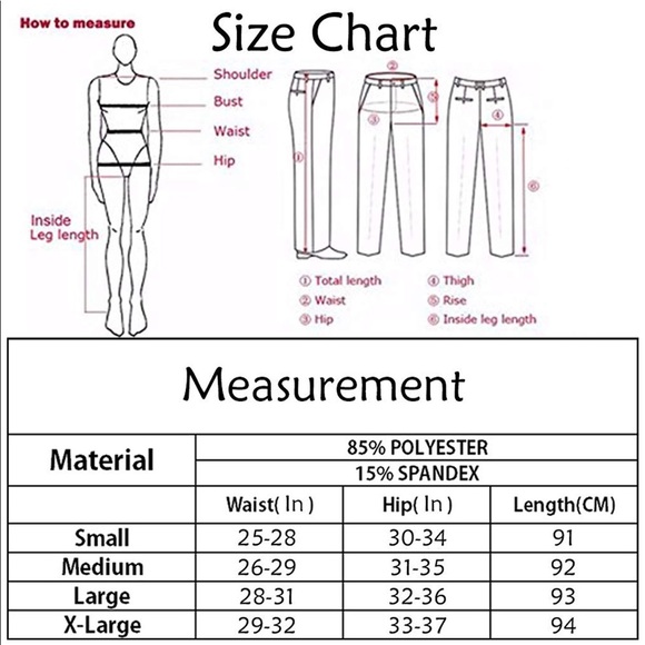 Yoga  Workout Leggings Sexy High Waist Trousers - Picture 7 of 8